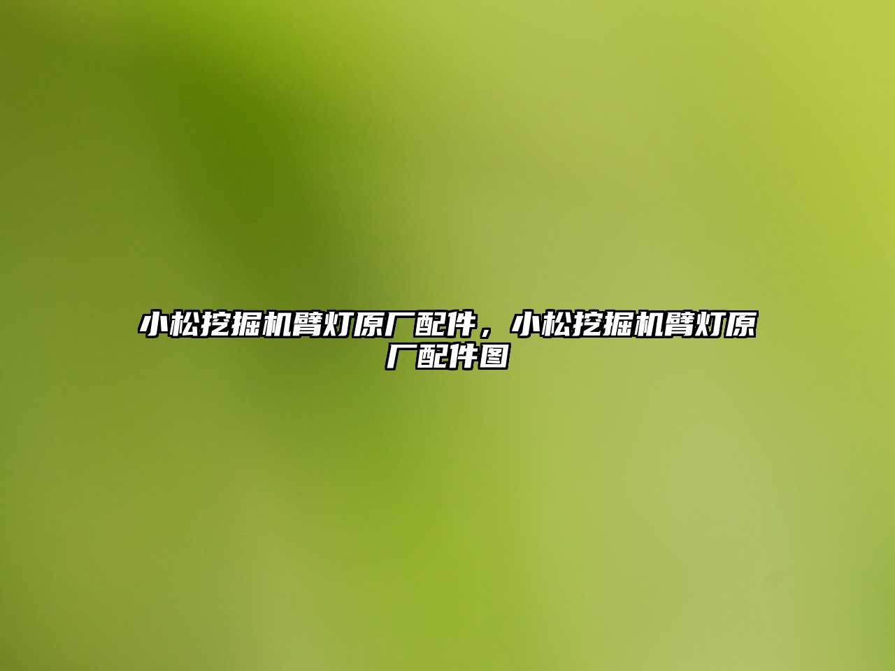 小松挖掘機臂燈原廠配件，小松挖掘機臂燈原廠配件圖