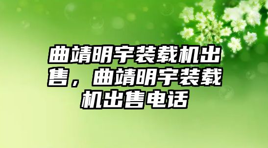 曲靖明宇裝載機出售，曲靖明宇裝載機出售電話