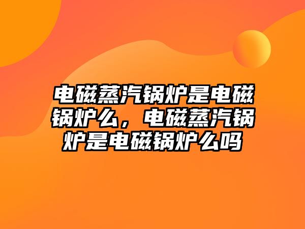 電磁蒸汽鍋爐是電磁鍋爐么，電磁蒸汽鍋爐是電磁鍋爐么嗎