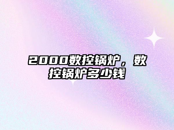 2000數控鍋爐，數控鍋爐多少錢