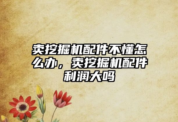 賣挖掘機配件不懂怎么辦，賣挖掘機配件利潤大嗎