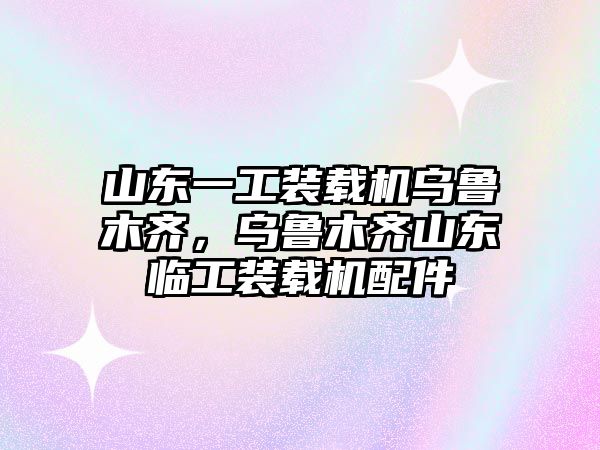 山東一工裝載機烏魯木齊，烏魯木齊山東臨工裝載機配件