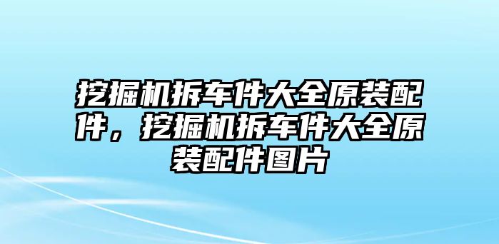 挖掘機拆車件大全原裝配件，挖掘機拆車件大全原裝配件圖片