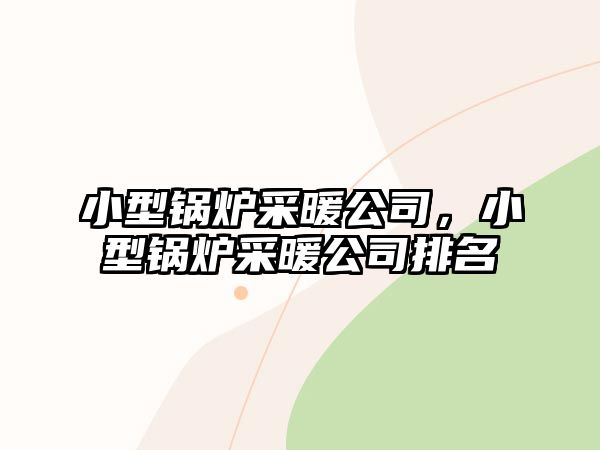 小型鍋爐采暖公司，小型鍋爐采暖公司排名